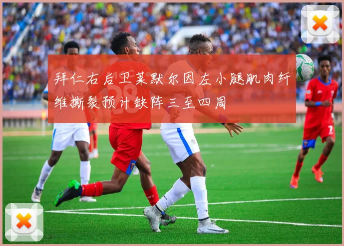 拜仁右后卫莱默尔因左小腿肌肉纤维撕裂预计缺阵三至四周